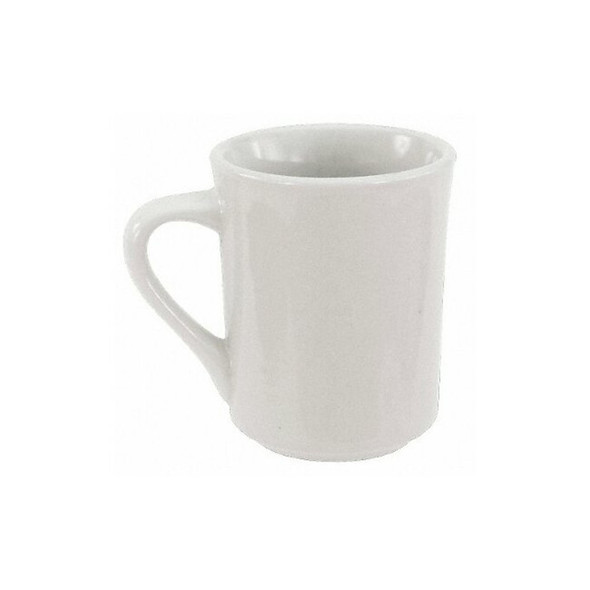 Crestware White Narrow Rim Mug 8-1/2 oz., Pk36 AL16