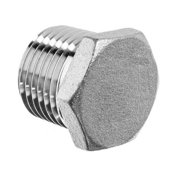 Manufacturer Varies Hex Head Plug,316 SS,1/4",M BSPT ZUSA-PF-7550