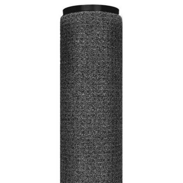 Entrance Mat, Polypropylene, 3/8 in Thick, Charcoal, 3 ft W x 4 ft L