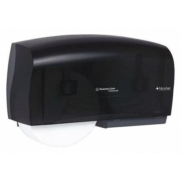 Scott Coreless Twin Toilet Paper Dispenser HighCap 20x6x11 BLK