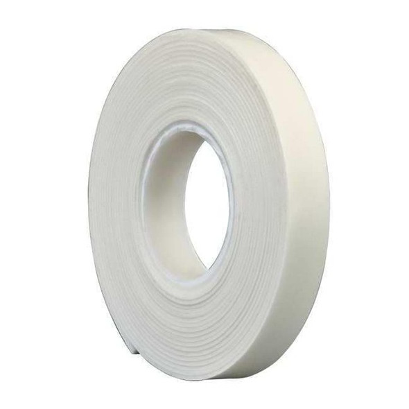 Double-Sided Foam Tape, 2 in W, 5 yd L, 1/32 in, Polyethylene Foam, Double-Sided