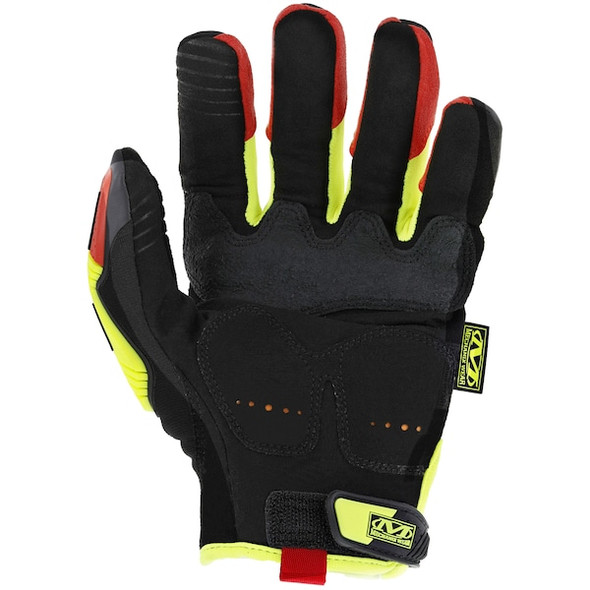 Hi-Viz M-Pact(R) D4-360 Hi-Vis Cut Resistant Impact Gloves, Synthetic Leather Palm, 8