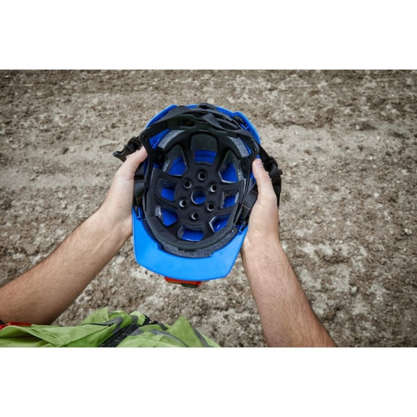 Milwaukee Tool BOLT White Front Brim Safety Helmet - Type 2, Class E 48-73-1321