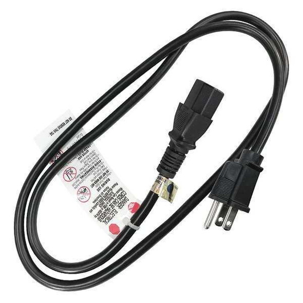 Manufacturer Varies Power Cord,5-15P,SJT,3 ft.,Blk,15A,14/3 5XFL7ID