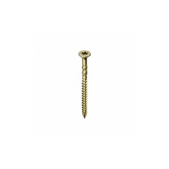 Deck Screw, #9 x 2 in, Climatek, Flat Head, Torx Drive, 690 PK