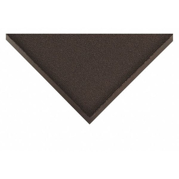 Entrance Mat, Polypropylene, 3/8 in Thick, Black, 6 ft W x 8 ft L