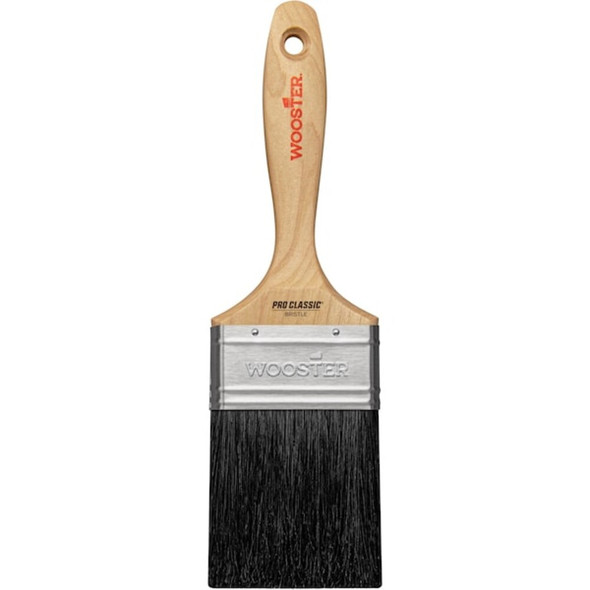 3" Varnish Soft, Black China Bristle, Paint Brush, Sealed Maple Wood Handle  Z1104-3