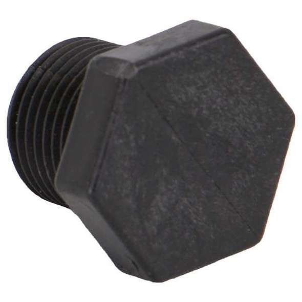 Banjo Plug, Polypropylene, 3/8", Schedule 80, 300 psi Max Pressure PLUG038