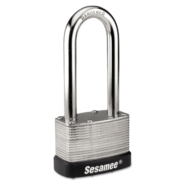 Sesamee® Keyless Padlock, 5/16 in Shackle dia, 2-1/4 in L x 1 in W Shackle, Brass