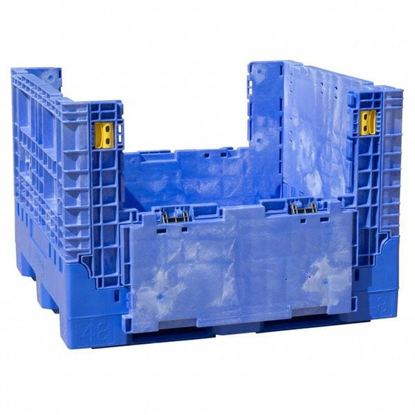 Buckhorn CollaspeBulkContainer,48inL,45inW,Black BN4845252010000