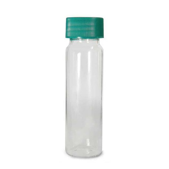 Qorpak Vial with Cap,95 mm H,Colorless,PK144 GLC-01022