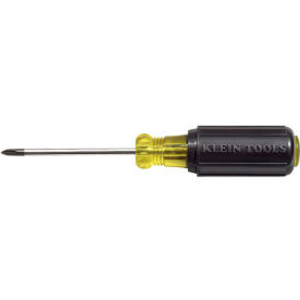 Klein Tools #1 Phillips Screwdriver 3"" Round Shank 603-3