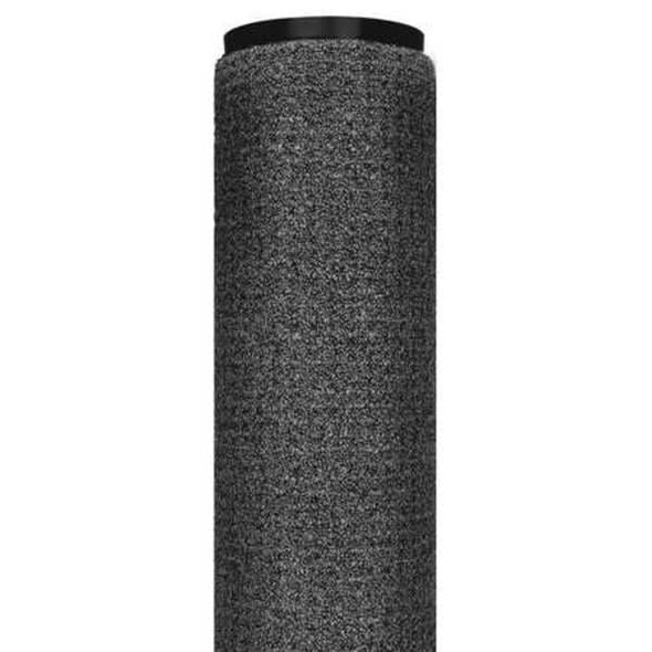 Entrance Mat, Polypropylene, 3/8 in Thick, Charcoal, 3 ft W x 6 ft L