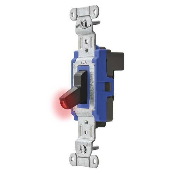 Pilot Lit Wall Swtch,1-Pole,120/277V,15A
