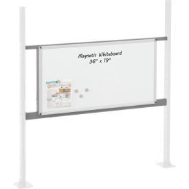 Global Industrial 36"" Whiteboard Panel Kit 48""W Gray