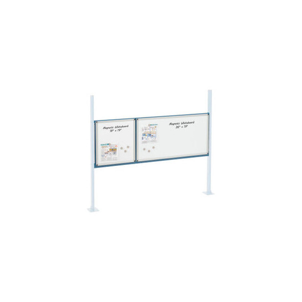 Global Industrial 18"" & 36"" Whiteboard Panel Kit 60""W Blue