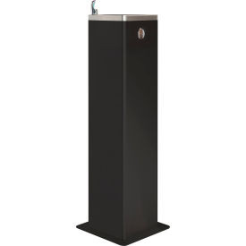 Global Industrial Outdoor Pedestal Drinking w/ Filter Black
