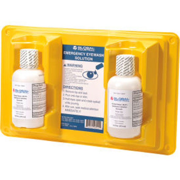 Global Industrial Double Bottle Eyewash Station 16 Oz. Global Industrial Double Bottle Eyewash Station 16 Oz.
