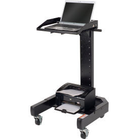 Global Industrial Orbit Mobile Laptop Cart Black