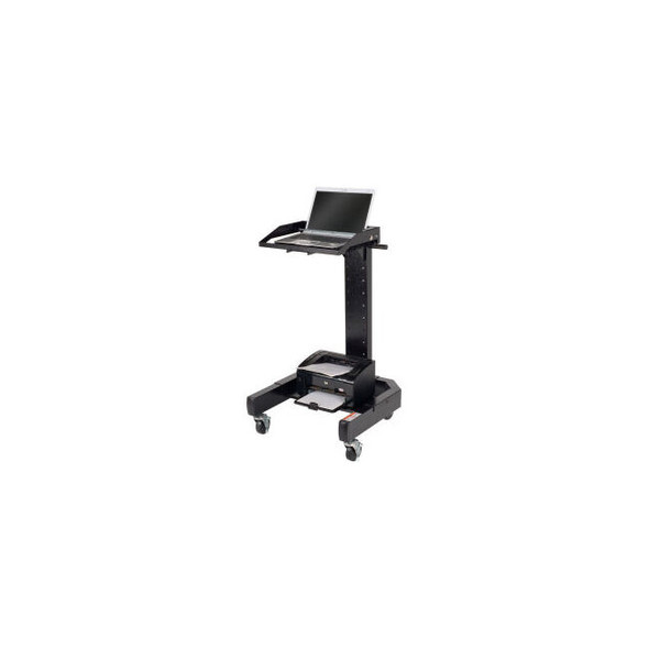 Global Industrial Orbit Mobile Laptop Cart Black