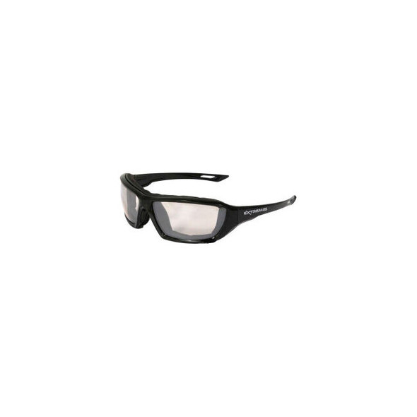 Radians XT1-91 Extremis Foam Lined Frame Safety Glasses I/O Anti-Fog Lens Black