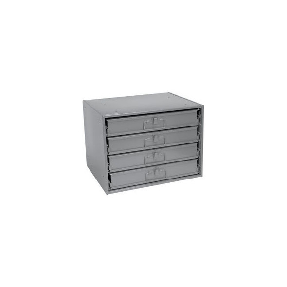 Durham Steel Compartment Box Rack 20 x 15-3/4 x 15 with 4 of 20-Compartment Boxe