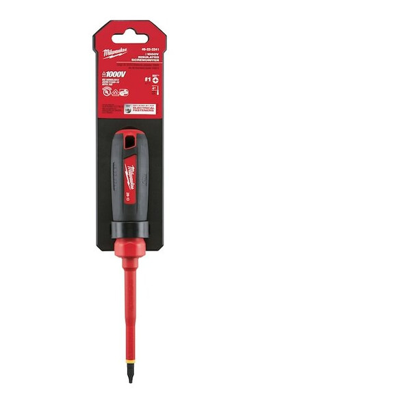 Milwaukee Tool 4 in. No 1 ECX 1000 Volt Insulated Screwdriver 48-22-2241