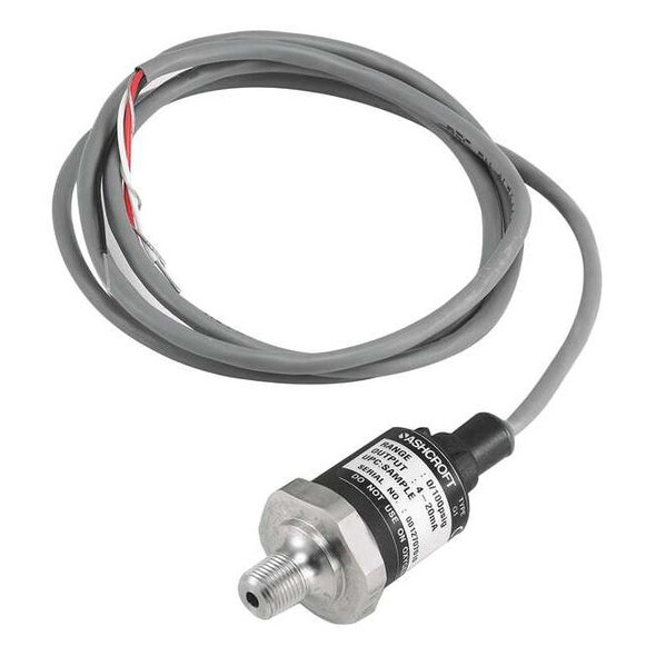 Ashcroft Transducer,0 to 100 psi,Output 1 to 5VDC G17M0115F2100#
