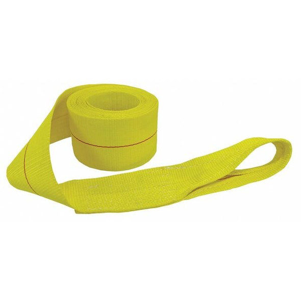Manufacturer Varies W" Strap,Sewn-Eye,Yellow 55ET70