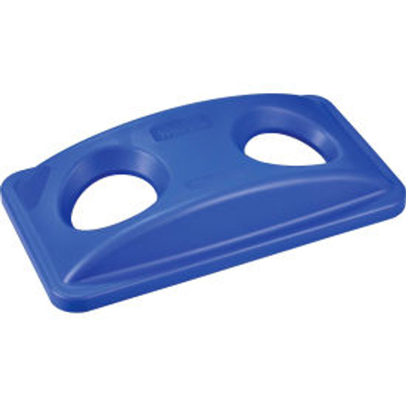 Global Industrial Bottles & Cans Recycling Lid Blue