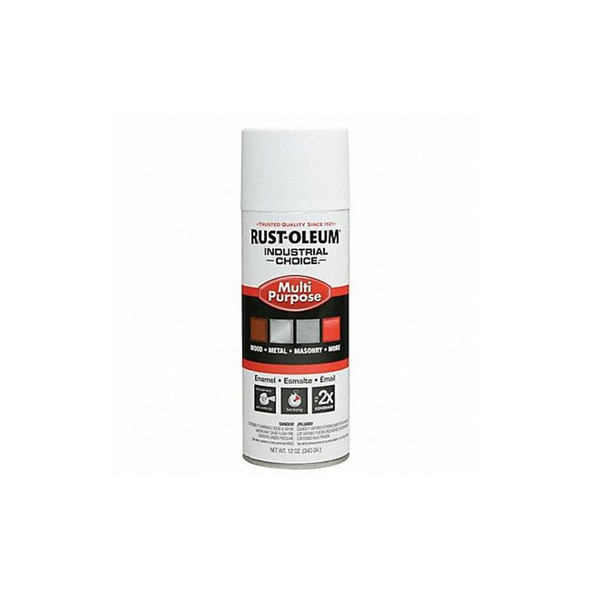 Rust-Oleum Spray Paint,White,Semi-Gloss,12 oz 257402V Rust-Oleum Spray Paint,White,Semi-Gloss,12 oz 257402V