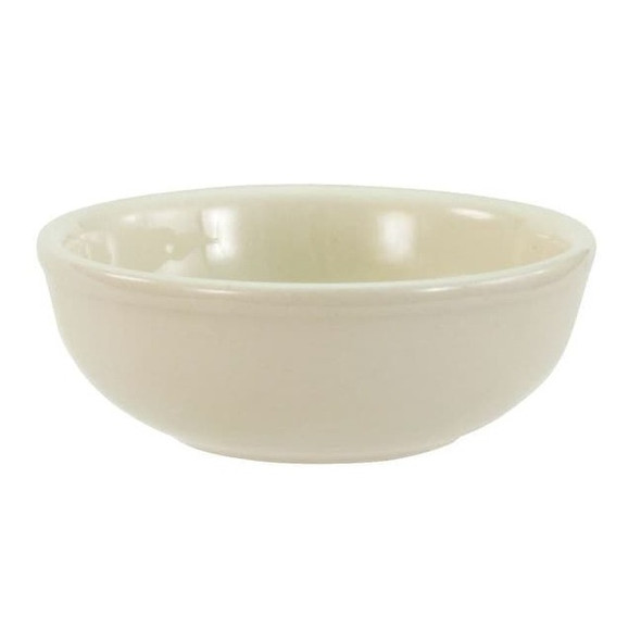 Crestware Nappie Bowl, 30 oz., Ceramic Bone White PK12 CM36