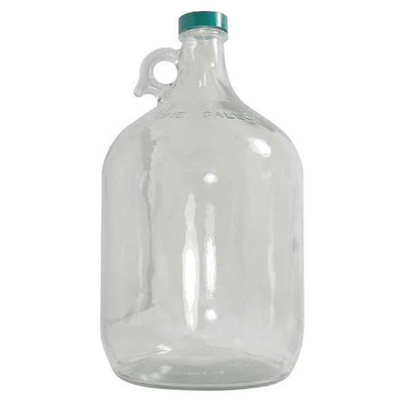 Qorpak Precleaned Jug,3.79 L,293 mm H,Clear,PK4 GLC-01432
