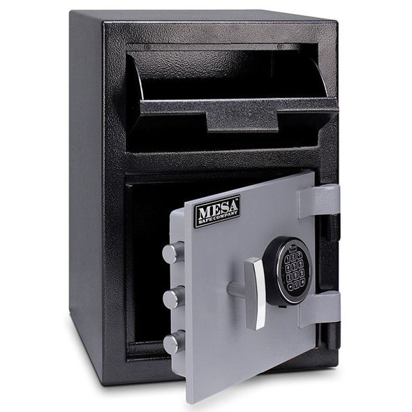 Mesa Safe Co Depository Safe with Electronic 86 lb, 0.8 cu ft, Steel MFL2014E
