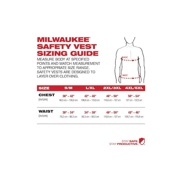 Milwaukee Tool Class 3 High Visibility Yellow Safety Vest - Small/Medium 48-73-5141