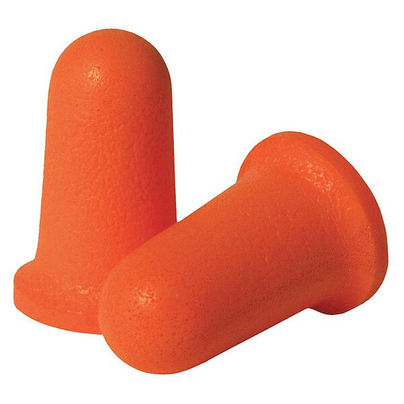 Condor Disposable Foam Ear Plugs, Bell Shape, 33 dB, Orange, 200 PK 55KN50