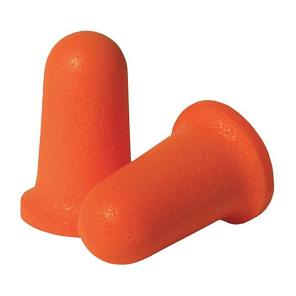 Condor Disposable Foam Ear Plugs, Bell Shape, 33 dB, Orange, 200 PK 55KN50