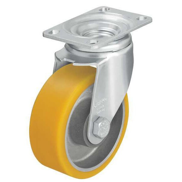 Manufacturer Varies Swivel Plate Caster,Poly,5 in.,400 lb.,Ylw L-ALTH 125K-12