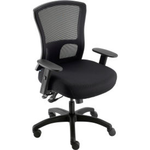 Interion Asynchronous Tilt Big & Tall Mesh Back Chair w/High Back & Adj. Arms Fa Interion Asynchronous Tilt Big & Tall Mesh Back Chair w/High Back & Adj. Arms Fa