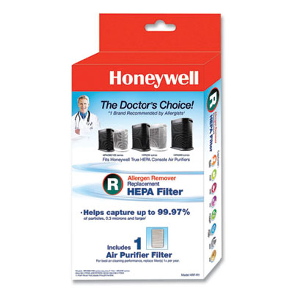 Honeywell True HEPA Air Purifier Replacement Filter, 6.75 x 10.32 HRF-R1 Honeywell True HEPA Air Purifier Replacement Filter, 6.75 x 10.32 HRF-R1