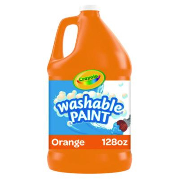 Crayola® Washable Paint, Orange, 1 Gal Bottle 54-2128-036