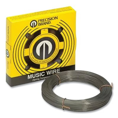 Music Wire, Round, 0.016 in Wire dia,  +/-0.0004 in, Approximate 1464 ft per lb, 1/4 lb Coil