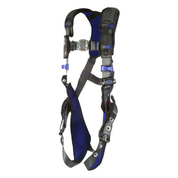 ExoFit(TM) X300 Fall Protection Harness, M, 420 lb, Quick-Connect Chest/ Tongue Leg Straps