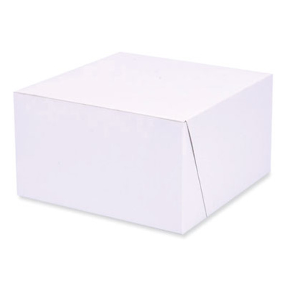 SCT® Bakery Boxes, Standard, 7 X 7 X 4, White, Paper, 250/carton 1521