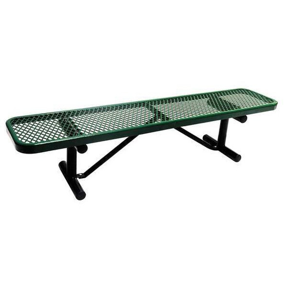 Manufacturer Varies Outdoor Bench,72 in L,Green 4HUU7 Manufacturer Varies Outdoor Bench,72 in L,Green 4HUU7