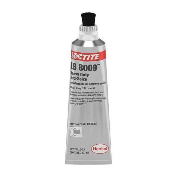 Anti-Seize, Heavy Duty, Tube, 7 oz, Non-Metallic Base, Paste, 2400 Degrees F Max
