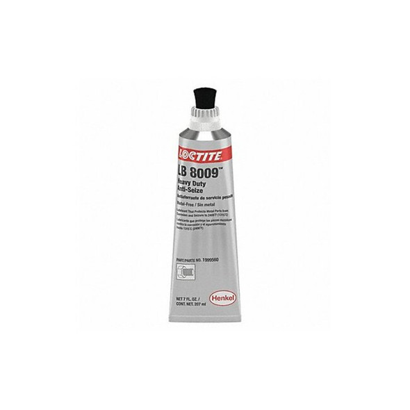 Loctite Anti-Seize,7oz,Heavy Duty,Brush Top Tube LB 8009 1999560
