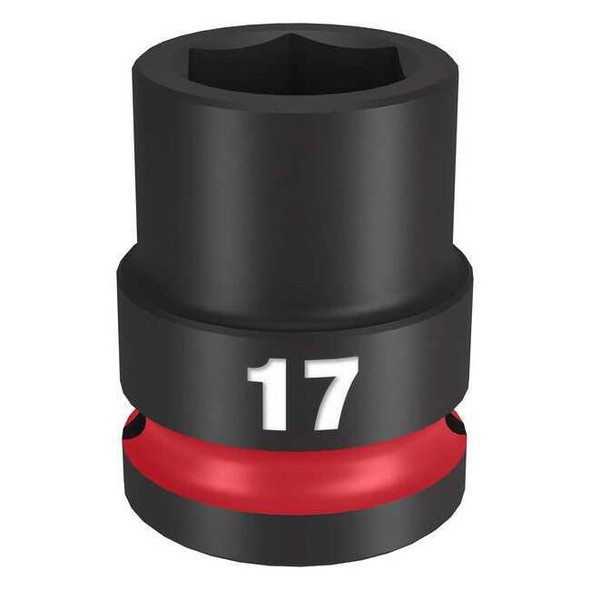 17mm SHOCKWAVE Impact Duty 1/2 in. Drive Standard 6 Point Impact Socket