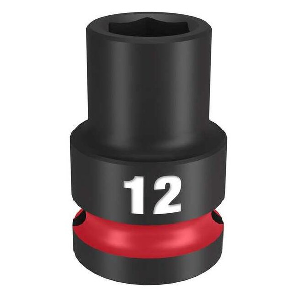 12mm SHOCKWAVE Impact Duty 1/2 in. Drive Standard 6 Point Impact Socket