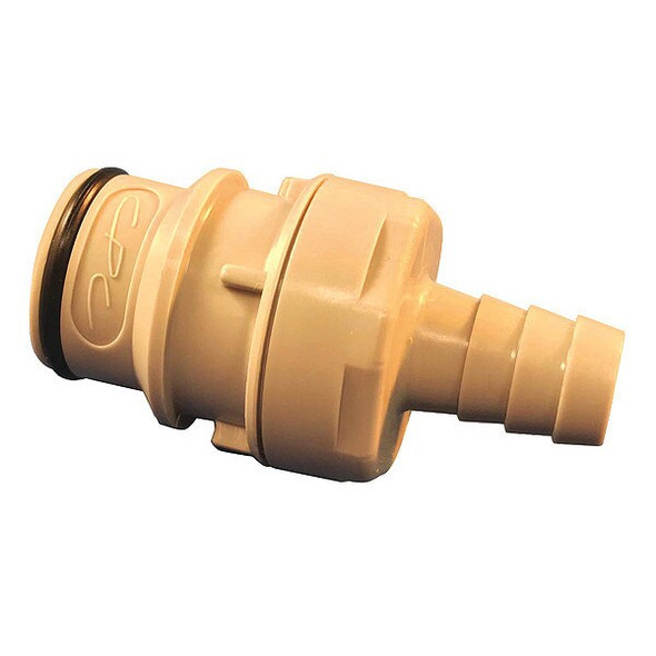 Colder Coupler,Polypropylene,Gray,Push In HFC171012
